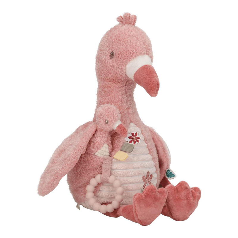 Afbeelding laden in galerijviewer, Little dutch safari friends activiteitenknuffel flamingo
