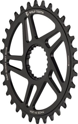 Wolf tooth components direct mount boost shimano chainring for hg+ 12-speed chains