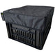 Ds covers fietskrathoes crate l voor kratten t m 40 x 50 cm - zwart