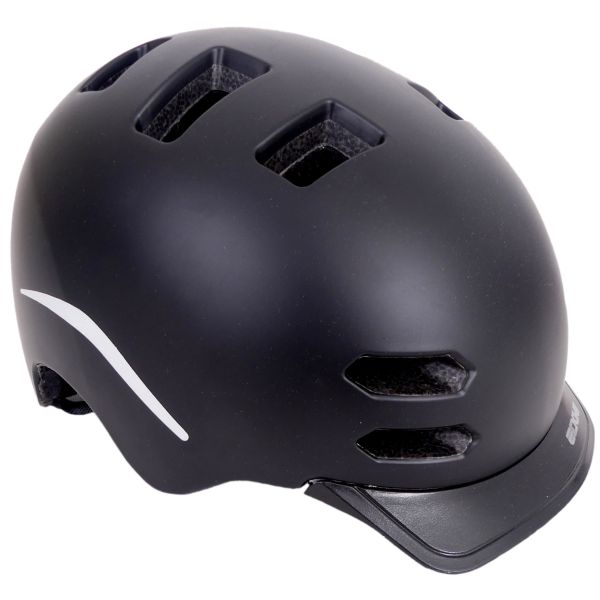 Afbeelding laden in galerijviewer, Edge fietshelm urban e-bike pedelec medium (54-58cm) - zwart - nta 8776 keurmerk (bromfiets speed pedelec)
