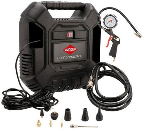 Afbeelding laden in galerijviewer, Airpress olievrije compressor hlo 180 | 8 bar | 150 l min | + accessoires - 36942
