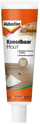 Alabastine kneedbaar hout midden eik 75gr - 5096012