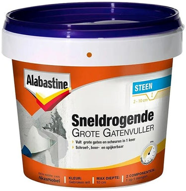 Alabastine sneldr gr. gatenvuller 2 x 500gr - 5209889