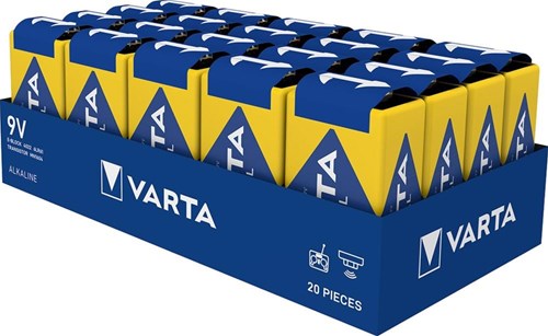 Afbeelding laden in galerijviewer, Varta alkaline industrial pro batterij e 9v tray(20) - 3015383
