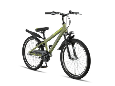 Altec attack mtb 24 inch jongens 3v v-brakes legergroen