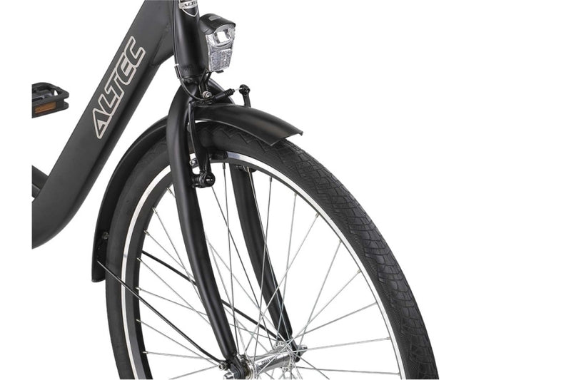 Afbeelding laden in galerijviewer, Altec trend 28 inch 54 cm dames terugtraprem matzwart
