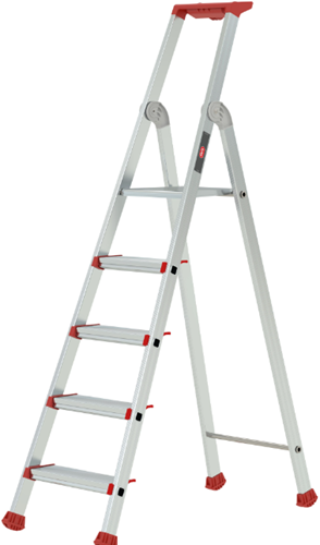 Afbeelding laden in galerijviewer, Altrex 503895 nimba enkel oploopbare trap | 5-treeds - 503895
