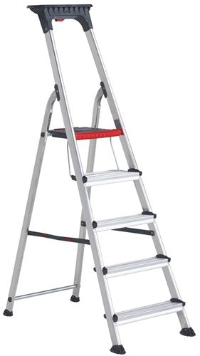 Afbeelding laden in galerijviewer, Altrex double decker huishoudtrap 5-treeds - 501105
