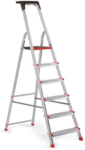 Afbeelding laden in galerijviewer, Altrex lima huishoudtrap 6-treeds - 508606

