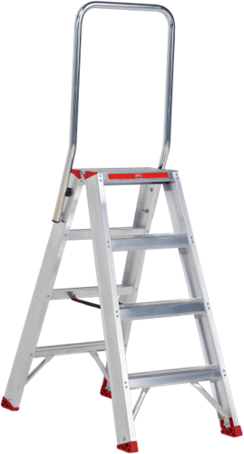 Altrex sierra dubbel oploopbare trap sdo 4-treeds - 194404