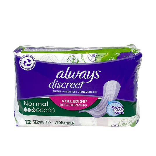 Always discreet normal size 3 12 stuks