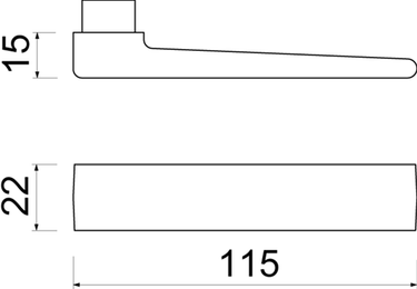 Ami deurkruk 353 stiftdeel38 42 f1 - 104465