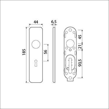 Ami kortschild 185 44 sl 56 klik f-1 - 210302