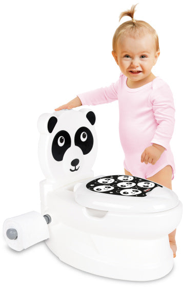 Afbeelding laden in galerijviewer, Pilsan Panda educatief plaspotje wit zwart
