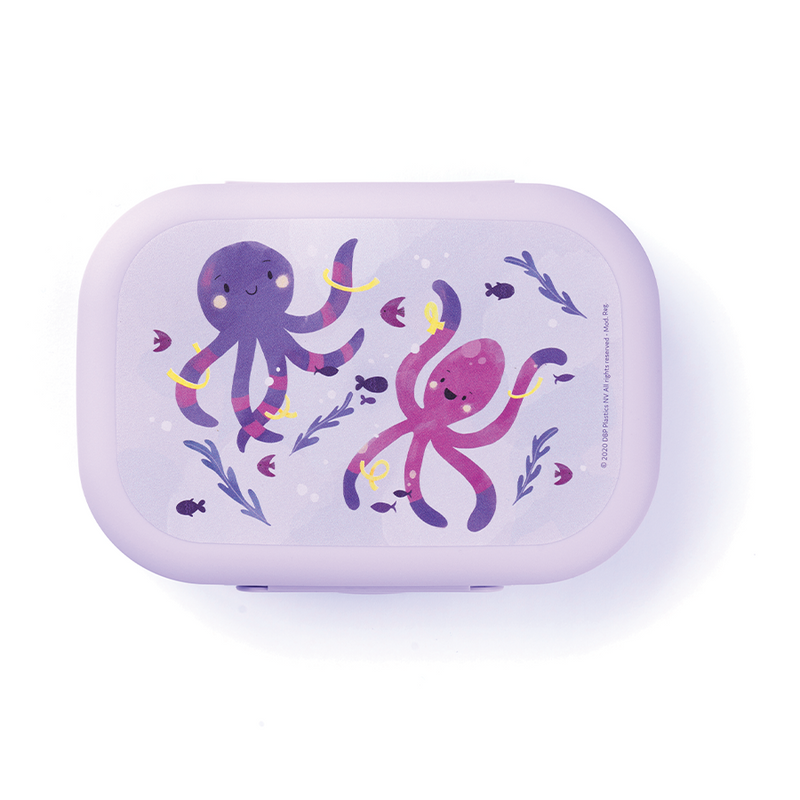 Afbeelding laden in galerijviewer, Amuse lunchbox medium paars octopus
