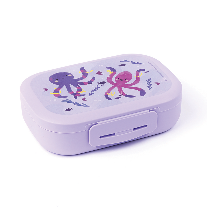 Afbeelding laden in galerijviewer, Amuse lunchbox medium paars octopus
