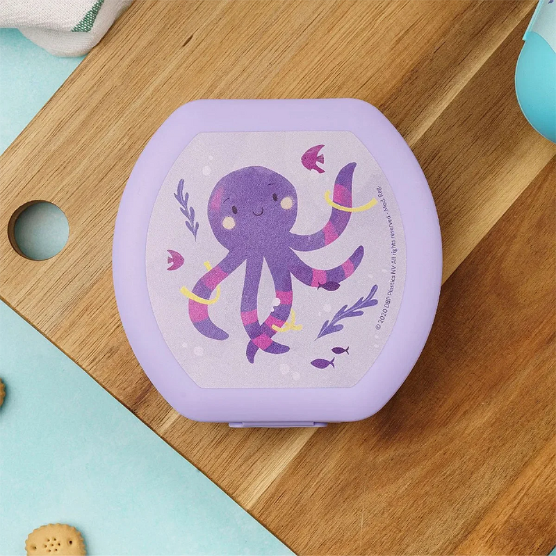 Afbeelding laden in galerijviewer, Amuse lunchbox medium paars octopus
