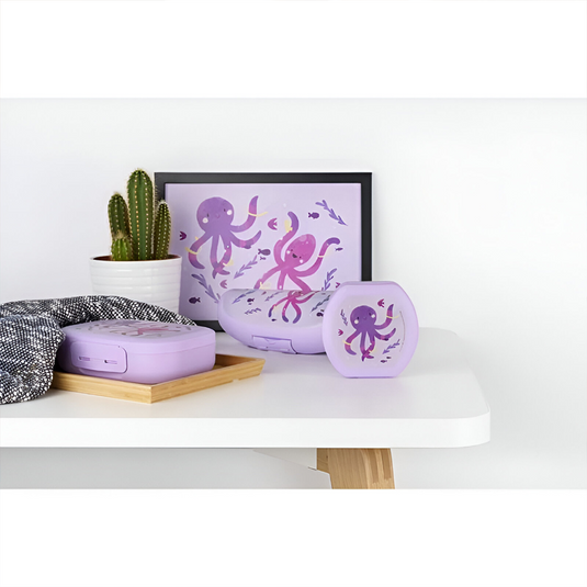 Amuse snackbox small rond paars octopus