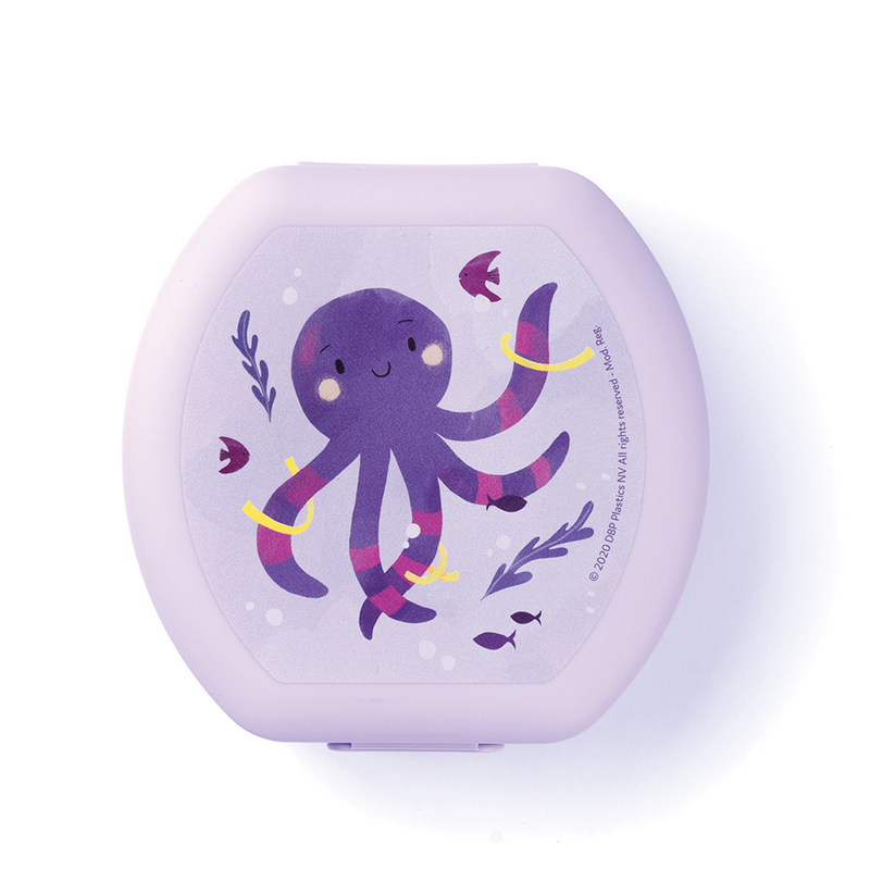 Afbeelding laden in galerijviewer, Amuse snackbox small rond paars octopus
