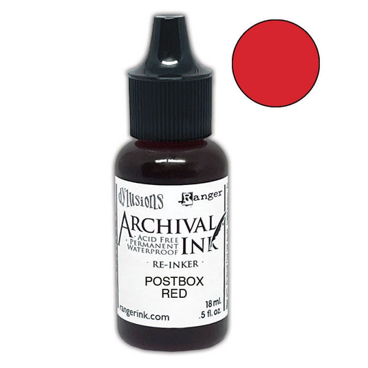 Ranger ink ranger • dylusions archival reinkers postbox red