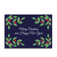 Art by andu wenskaart christmas blue