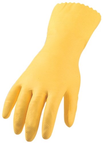 Asatex chemicaliënhandschoen | maat 10 geel | en 388, en 374 | psa-categorie iii | 12 paar - hs 10 hs 10