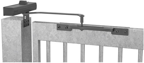 Assa abloy dc680g deurdranger voor toegangspoorten en tuinhekken | incl. glijarm voor breedtes van 600 mm tot 1400 mm | kleur zilver ev1. | 180-20 ° - a000399976