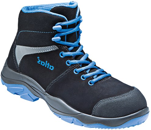 Afbeelding laden in galerijviewer, Atlas werkschoen sl 80 2.0 hoog s2 | zwart blauw | maat 36 - 00.012.095.36
