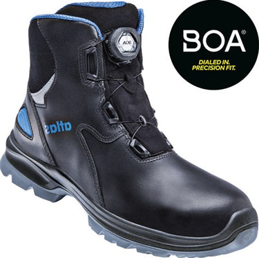 Atlas werkschoen sl 9845 xp 2.0 boa hoog s3 | zwart blauw | maat 47 - 00.012.105.47