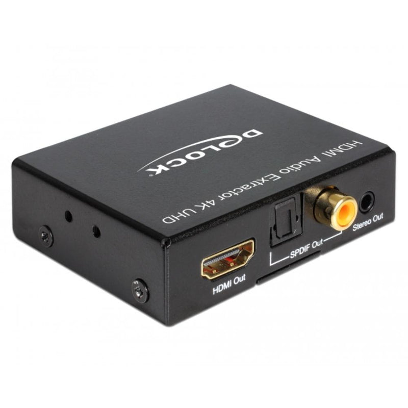 Afbeelding laden in galerijviewer, Delock hdmi audio extractor 4k adapter (zwart)
