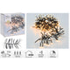 Kerstverlichting cluster 1512led extra warm wit