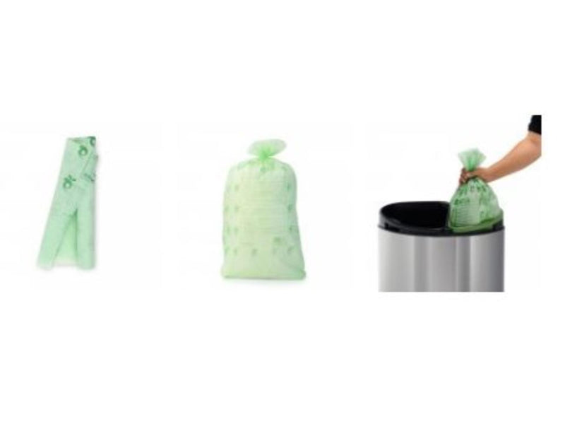 Afbeelding laden in galerijviewer, Brabantia perfectfit composteerbare 10 liter vuilniszakken k rol a 10 zakken
