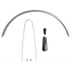 Eurofender snello achterspatbord 46mm - 28 inch smoke titanium