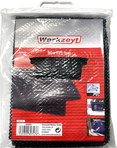 Afbeelding laden in galerijviewer, Werkzeyt antislip-mat 125x90cm zwart - b29200
