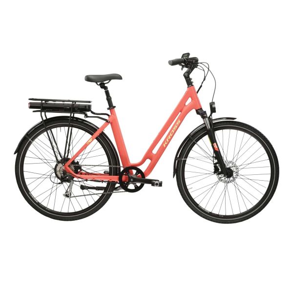Afbeelding laden in galerijviewer, Kross e-bike 28'' sentio hybrid 2.0 - model 2025 - mat koraal - medium (20'')
