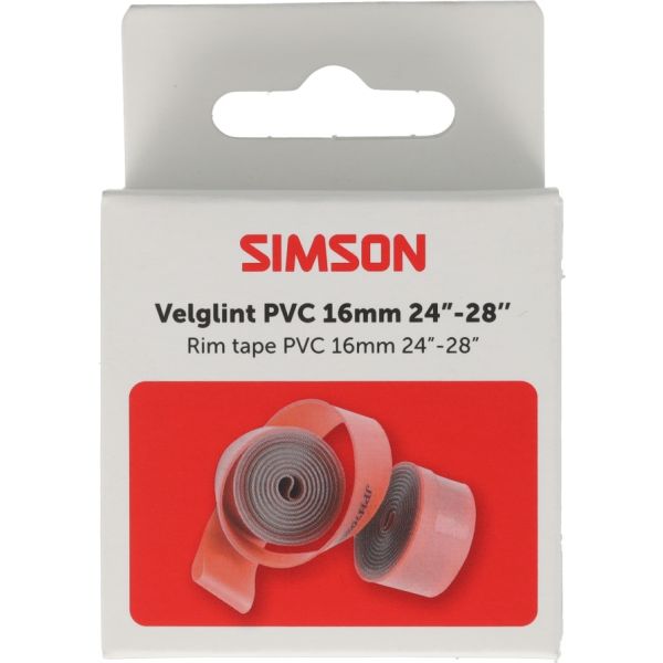 Afbeelding laden in galerijviewer, Simson velglint 24i -28i 16mm breed pvc
