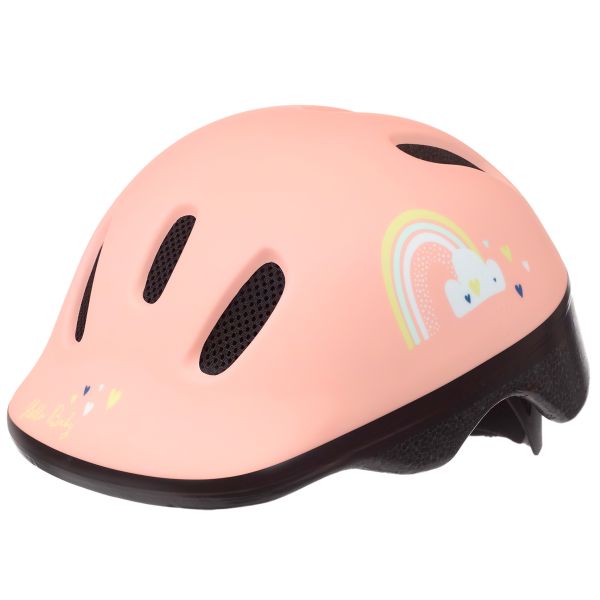 Afbeelding laden in galerijviewer, Polisport baby helm happy rainbow xxs 44-48 cm roze
