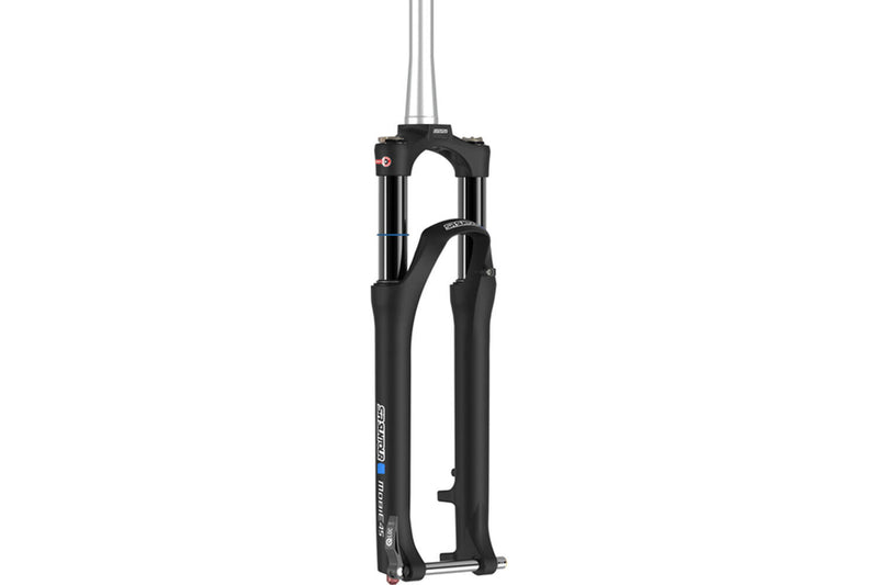 Afbeelding laden in galerijviewer, SrSuntour Suntour e-bike mobie45 voorvork 700c rlr cts 15ql32 60mm zwart
