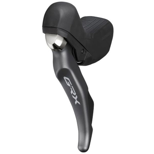 Versteller (links) met remhendel 2 speed Shimano GRX ST-RX810 voor schijfremmen