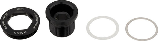 Race face right crank bolt for cinch crankset with puller cap