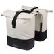 Basil b.v. dubbele fietstas basil cove mik 28-32l 14 x 29 x 36 cm - wit zwart