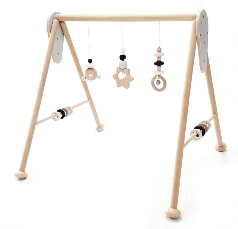 Afbeelding laden in galerijviewer, Hess babygym ster (naturel zwart)
