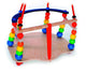 Hess babyschommel deluxe (naturel regenboog)