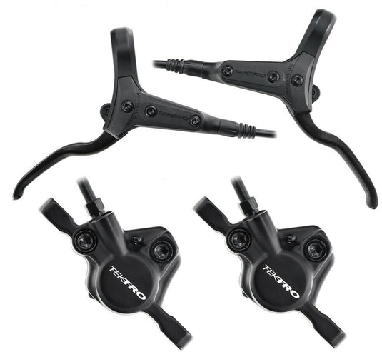 Shimano tektro hd-m275 hydraulische schijfremset voor + achter 1200 2000 mm zwart
