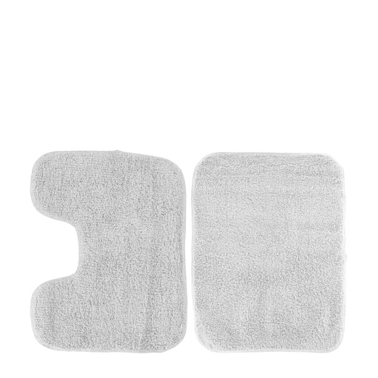 Badkamermat set off white 2-delig