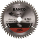 Bahco cirkelzaagblad | hardmetaal tanden | voor invalzagen | voor hout | 48 tpi | 20 mm x 165 mm - 8501-165-20-48xf