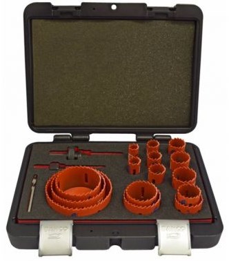 Bahco gatenzaag bi-metaal 18-delig | 3834-set-153 - 16-92 mm