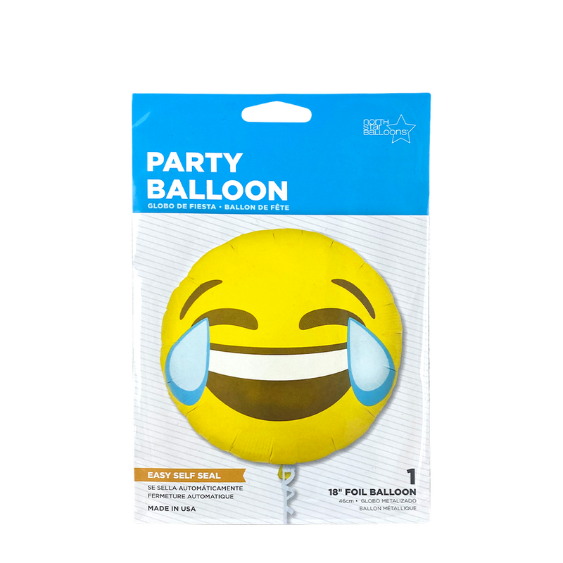 Afbeelding laden in galerijviewer, Ballon folie emoji crying laughing ø46cm
