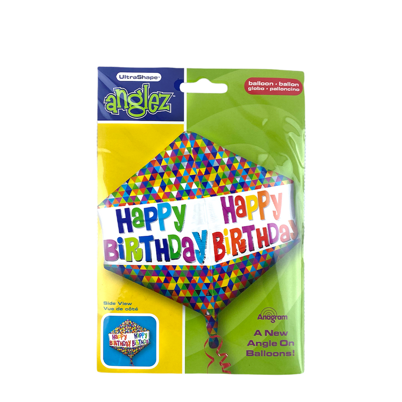 Afbeelding laden in galerijviewer, Ballon folie happy birthday 43x53cm

