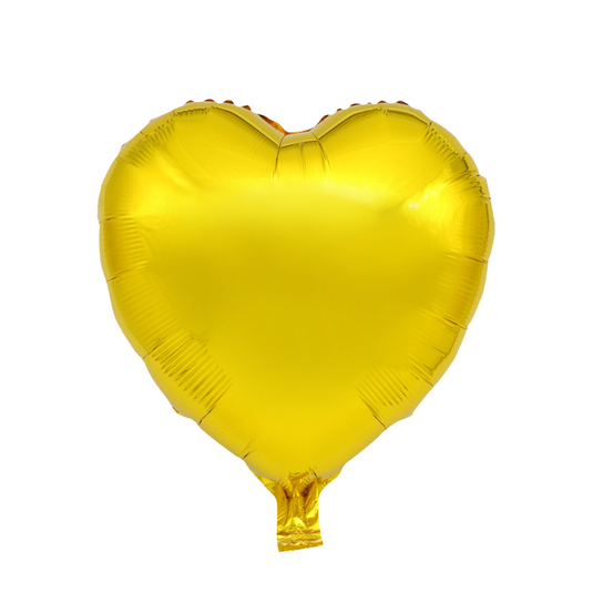 Ballon folie hart goud 45cm